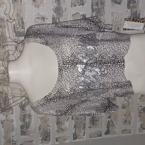 🦄Jet Set Leopard GORGEOUS print Crop Top